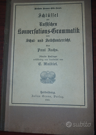 Libro di grammatica e stenografia tedesco