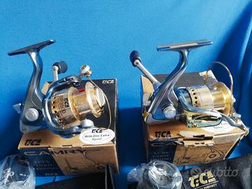 Mulinelli da pesca Tica Camry 3500 Sp nuovi.