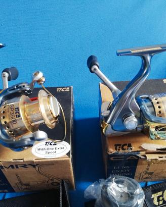 Mulinelli da pesca Tica Camry 3500 Sp nuovi.