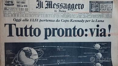 Il Messaggero 21/12/1968 – Apollo 8, Luna