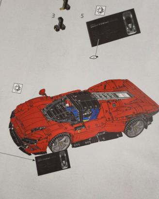 Ferrari Daytona Lego compatibile 3800 pezzi 