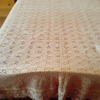 Coperta cotone a uncinetto