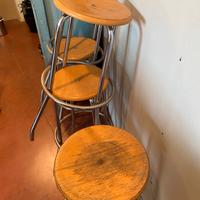 Sgabelli vintage per bancone bar