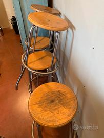 Sgabelli vintage per bancone bar