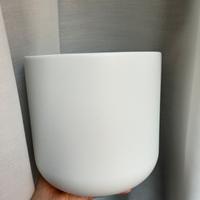 Portavaso bianco Viridea D18cm