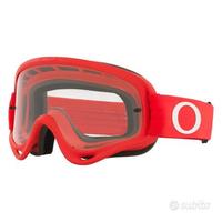 Mascherina O frame oakley Red clear / fumè