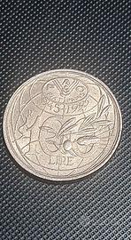 100 Lire 1945-1995 Commemorazione FAO 50a. 2 pezzi