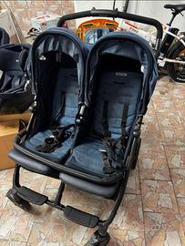 Passeggino gemellare trio peg perago
