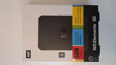 Hard Disk Esterno WD Elements SE 500GB