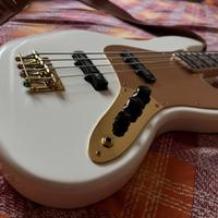 Squier jazz bass 40th Ann. Gold Edition - OW