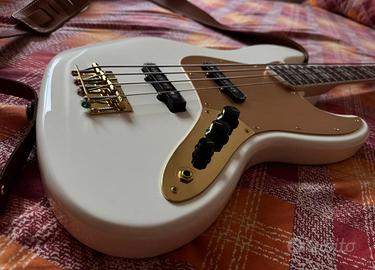 Squier jazz bass 40th Ann. Gold Edition - OW