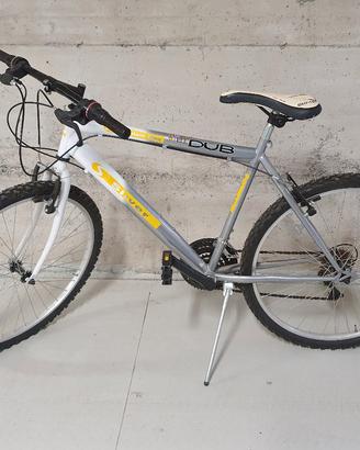 Mountain bike color argento