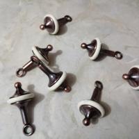 Pesi tira-corda per tende in bronzo ramati