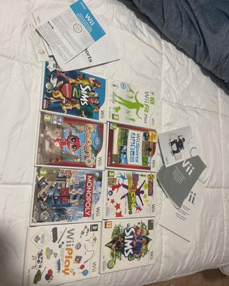 Nintendo wii + giochi + balance board e accessori