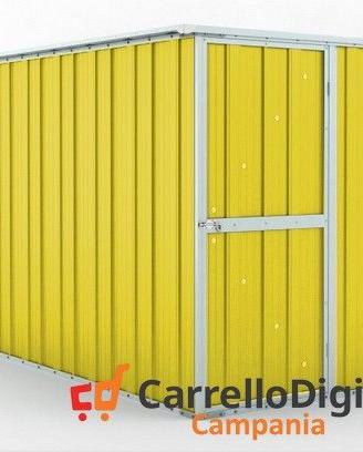 deposito attrezzi giardino 175x307cm 5,4mq giallo