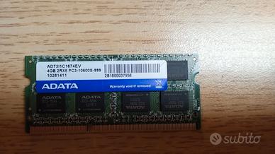 Notebook RAM 4 GB DDR3-1333
