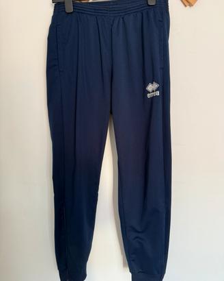 Pantaloni blu navy tuta Erreà