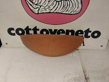 Cottoveneto, applique luce Ellisse  effetto cotto