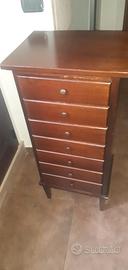 cassettiera classica noce medio