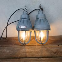 Lampade industriali anni 60