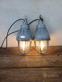 Lampade industriali anni 60