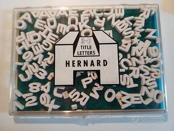Lettere 3D Hernard