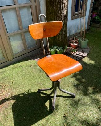 Sedia Industriale Vintage ZENIT COMITAL Milano