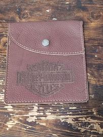 Portadocumenti harley davidson artigianale pelle