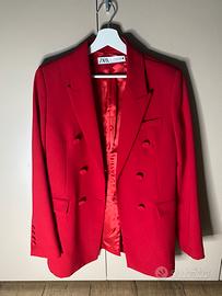 Blazer Zara Rosso Fuoco Nuovo