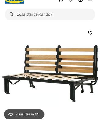 letto con testata