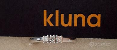 Trilogy Kluna oro bianco e diamanti 