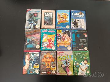 Lotto 12 giochi Nintendo nes