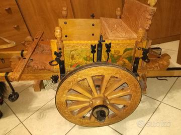 CARRETTO SICILIANO COSTRUITO ARTIGIANALMENTE