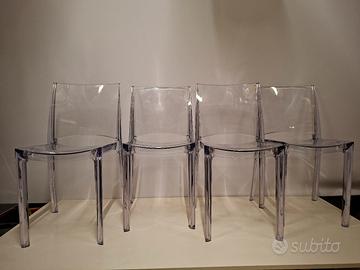 4 Sedie trasparenti B-Side Grandsoleil