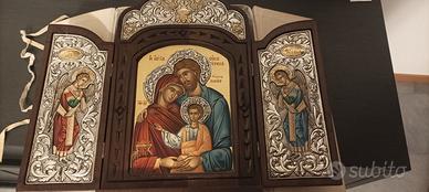 trittico sacra famiglia padre pefkis 