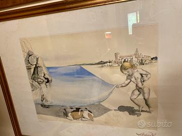 Salvator Dali litografia 85 x 64 cm