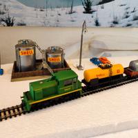 Stazione Gasometro Shell con scenario Luci Binario