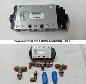 VALVOLA UNIVER AC-8100 VALVOLA PNEUMATICA 1/4" 5/2