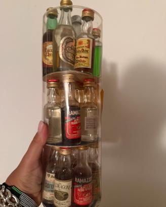 Bottigliette mignon liquore vintage