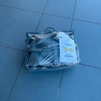 Tenda a vela grigia rettangolare 3m x 5m