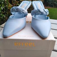 Scarpe sandalo donna sabot tacco punta chiusa