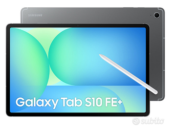 [sigillato] samsung tab s10 fe plus 256 5g + cover