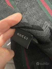 Sciarpa misto lana/seta gucci