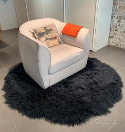 Tappeto in mongolia nero