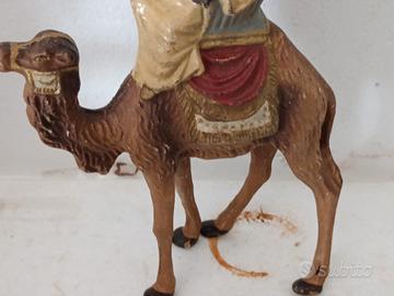 Pastore presepe re magio in gesso 