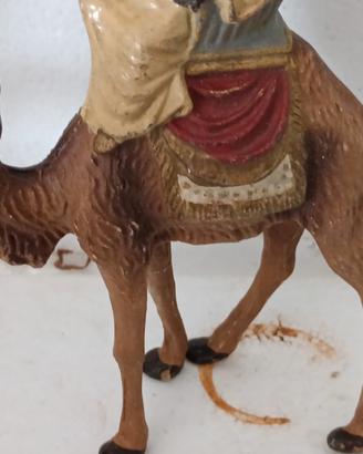 Pastore presepe re magio in gesso 