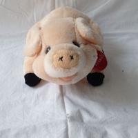 Peluche maialino sdraiato Trudi