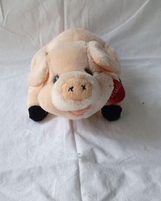 Peluche maialino sdraiato Trudi