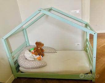 Lettino Montessori 146x76 cm con materasso