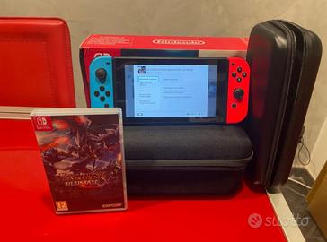 Nintendo Switch con accessori e gioco in omaggio